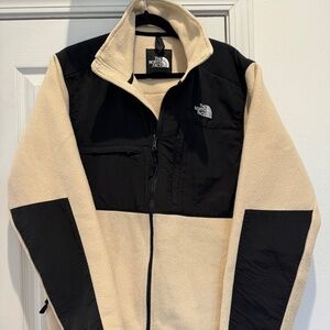 The North Face Denali 2 Mens L Gravel/Black Fleece